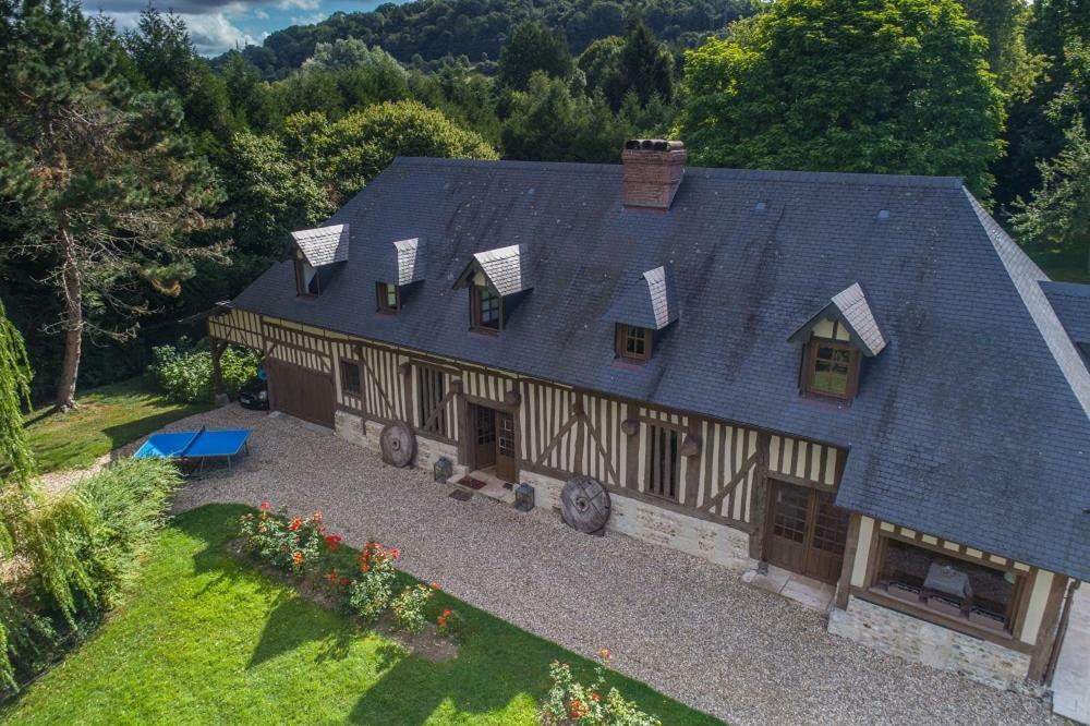 Maison Normande De Caractere A Colombages Saint-Hymer Exterior foto